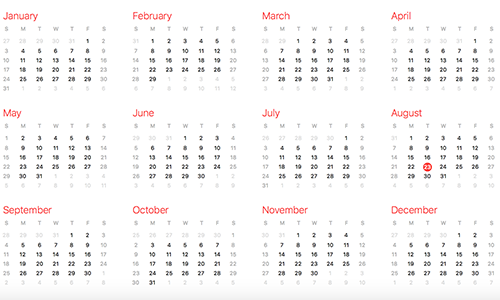 calendar-year